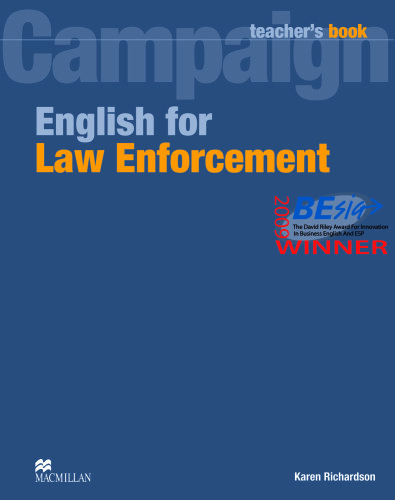 English for Law Enforcement Teacher's Book